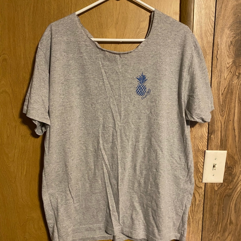 Quiet Storm T Shirt W/ Cut out Neckline